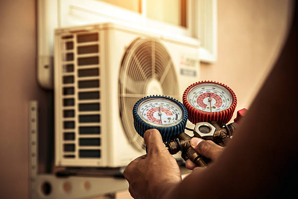 Professional Ductwork Repair technician working in South River, NJ